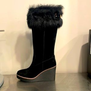 COPY - Ugg knee-high wedge boots Brand new in drawstring duster and box